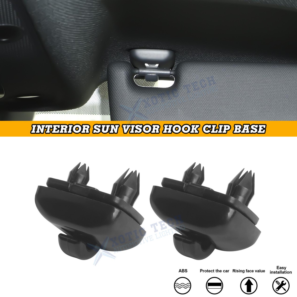 Sun Visor Hook Clip Base Makeup Mirror Fixing Bracket For Audi A3 S4 A5 TT  Q3 Q5