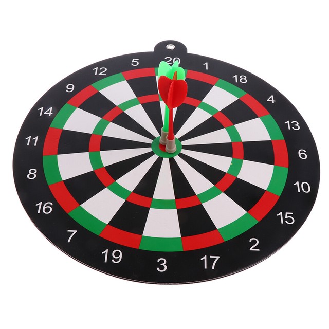Safety Dart Board Set for Kids Adults 9.45 inch Dartboard & 2