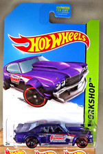 2014 Hot Wheels #243 HW Workshop-HW Performance '70 CHEVY CHEVELLE Purple w/MC5s