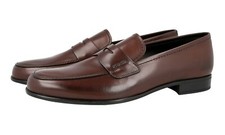 PRADA Penny Loafer Slipper Dress Shoes - 2DC223 - Brown - NEW