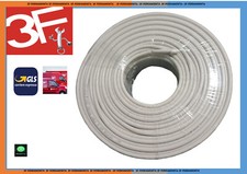 PROLUNGA CAVO COASSIALE 100MT MATASSA FILO RG6/U ANTENNA TV DIGITALE TERRESTRE