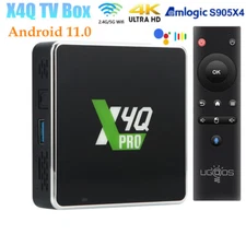 Ugoos X4Q Pro Android 11 S905X4 Smart TV BOX 4G 64G Wifi AV1 4K HDR Media Player
