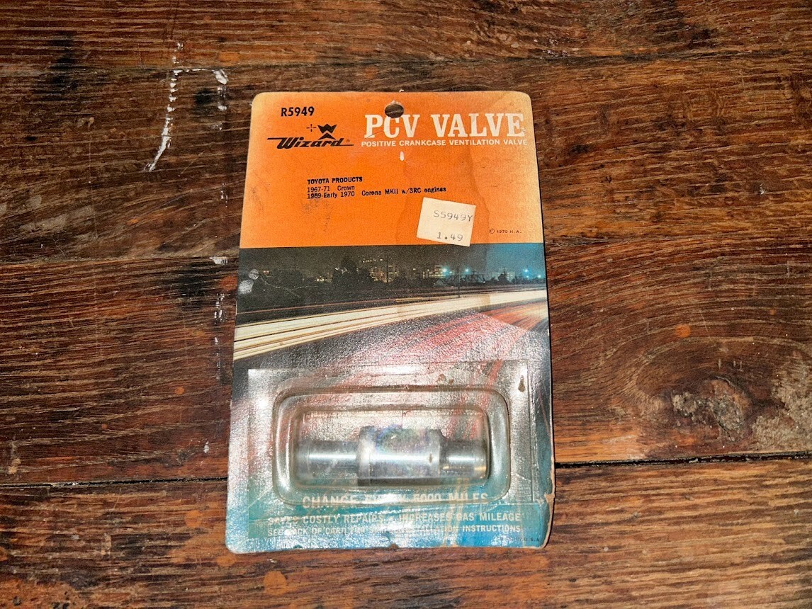 NOS 1967-1968-1969-1970-1971 Toyota Crown Corona MKII 3RC PCV