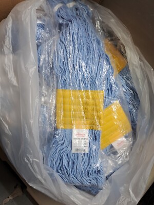 Vileda Mop Head 131613 WINGER-MWB*12 Looped End With Wide Band 6'' Blue Lot Of 24