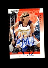 Nancy Lieberman-Cline 1997 Pinnacle Inside WNBA authentic autographed card