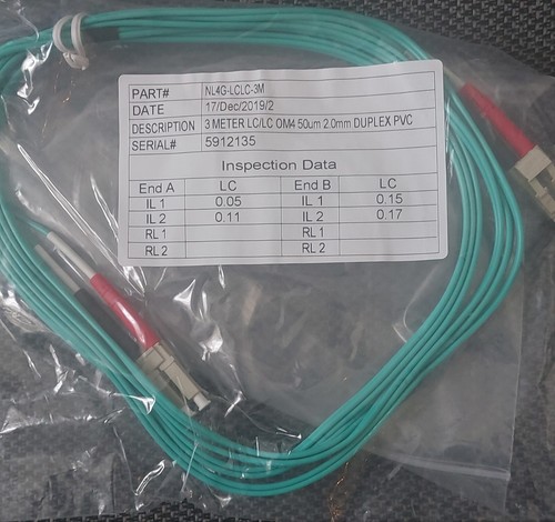 10er Pack: 3m LC / LC 0M4 Duplex 2,0mm Glasfaserkabel - Bild 3 von 3