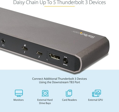 StarTech Thunderbolt 3 Docking Station (TB3DOCK2DPPD) - Picture 6 of 10
