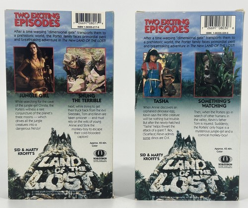 Land of the Lost - Tasha, Somethings Watching, Jungle Girl & Shung Terrible VHS - Picture 2 of 6