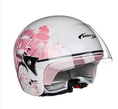 NEUF Casque AGV blanc rose XL 61/62 semi-intégral moto scooter biker white pink - Photo 1/4