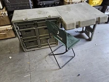 PELICAN HARDIGG PORTABLE MILITARY FIELD DESK USGI ARMY TABLE HMMWV