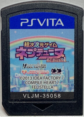 PS VITA Cartridge SONY Hyperdimension Neptunia Re;Birth1 Japanese Games