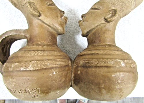 1987 Mangbetu Doppelkopf Skulptur, Demokratische Republik Kongo - Bild 11 von 13