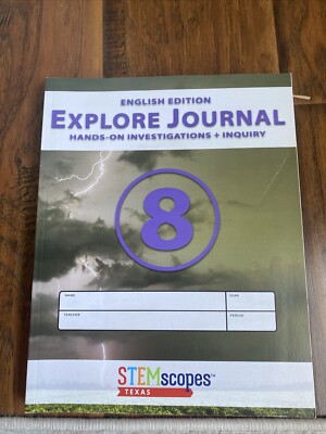 EUC STEM Scopes Texas 8th grade Science Books Complete Set
