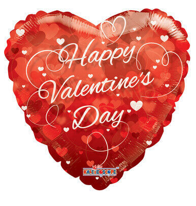 Ballons mit der Aufschrift Happy Valentinstag, verschiedene Farben - Bild 5 von 14