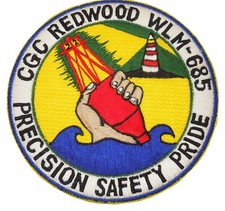 Original Vietnam War US Coast Guard Citter Redwood Japanese Made Patch L13