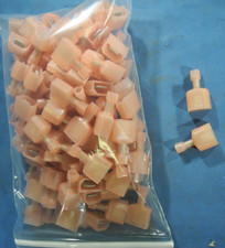  100  LOT of AMP - TE CONNECTIVITY - Crimp Terminal, Tab, 6.3mm x 0.8mm, Red