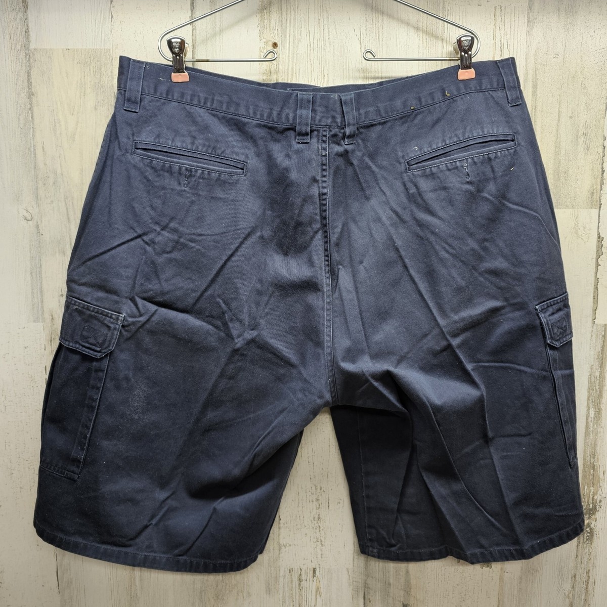 専用⑰ Silverpoint Black Cargo SP Pocket Shorts 100% Cotton RN 95919 SZ