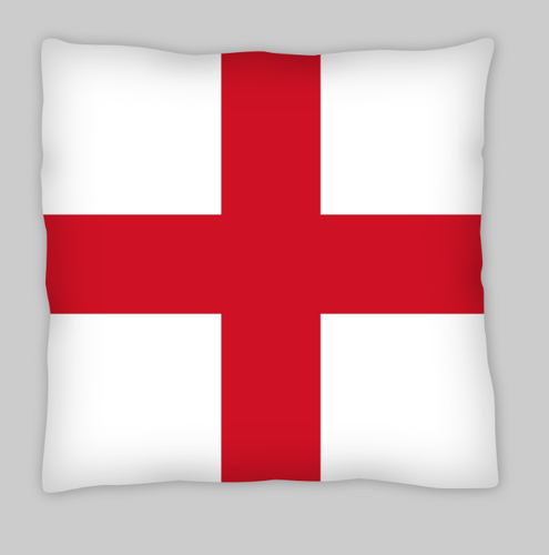 English Flag ( St George ) Double Sided Cushion Covers 45cm x 45cm (18X18) - Picture 2 of 2