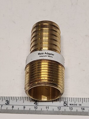 ProPlumber 1 in. Male NPT x 1 in. Insert Barb Reducing Adapter
