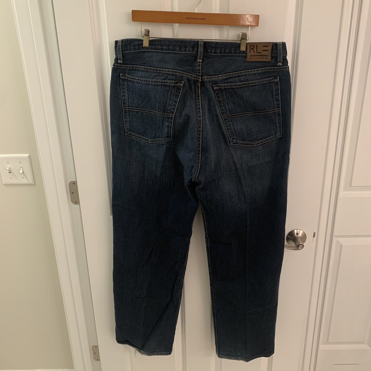 Ralph Lauren Polo Jeans Co Men 38 x 32 Medium Denim RL Langley