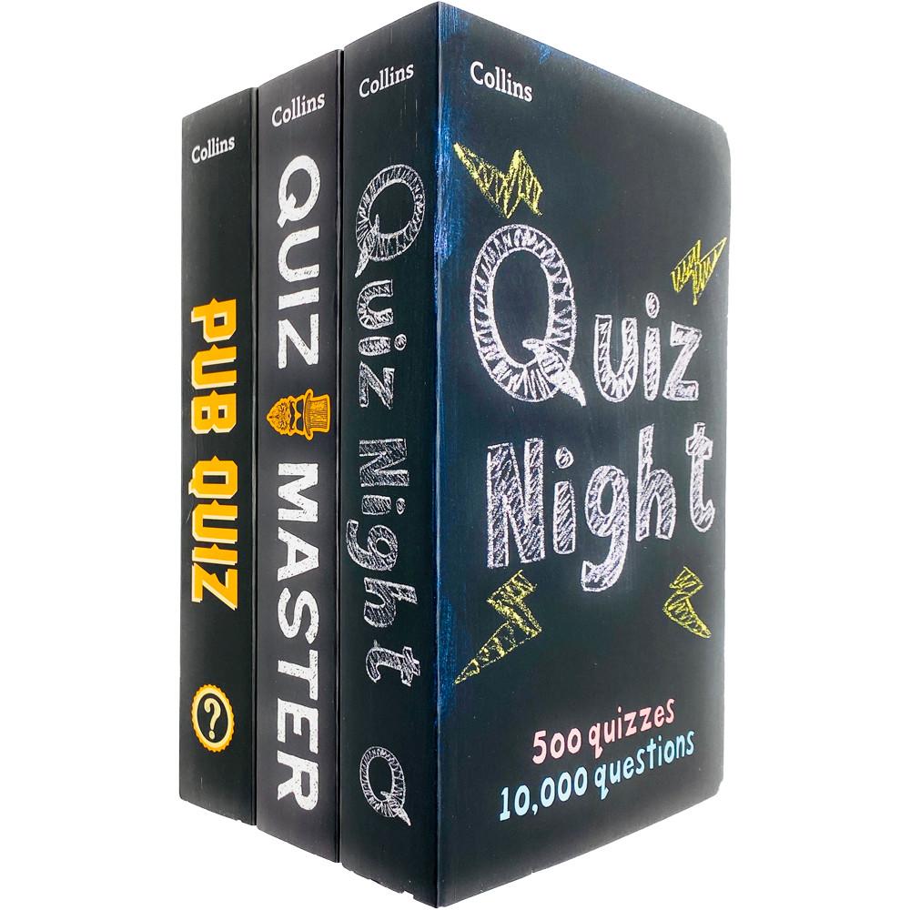 Collins Quiz Night Quiz Master ,Collins Quiz Puzzles 3 Books Collection Set