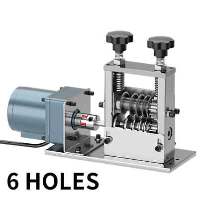 #ad #ad 80W 6 Holes Electric Wire Stripping Machine 1 17MM for Removing Plastic Rubber $266.99