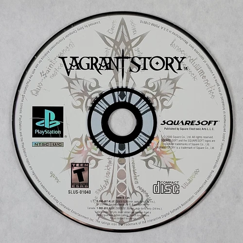 Vagrant Story - Loose Sony PS1 Playstation 1 Disc