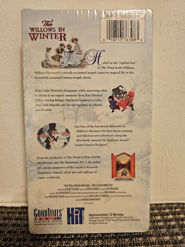 The Willows In Winter (VHS, 1997) NEW, Sealed - Picture 2 of 5