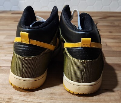 Nike Dunk High North Mens Size 10 Black Varsity Maize Yellow Nike Dunk High North Mens Size 10 Black Varsity Maize Yellow