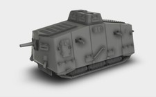 A7V Sturmpanzerwagen WW1 Bausatz Kit 3D Druck 1:87 -  1:35