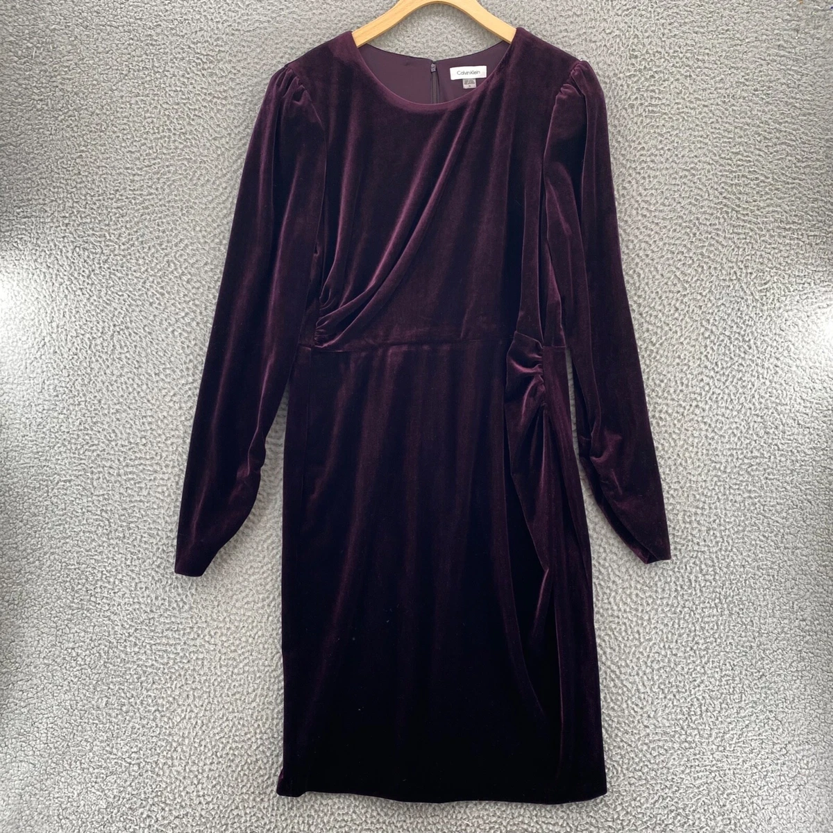 chinese dress ladies Miss Circle Women Ashton Off Shoulder Velvet Long Sleeve Bodycon Dress