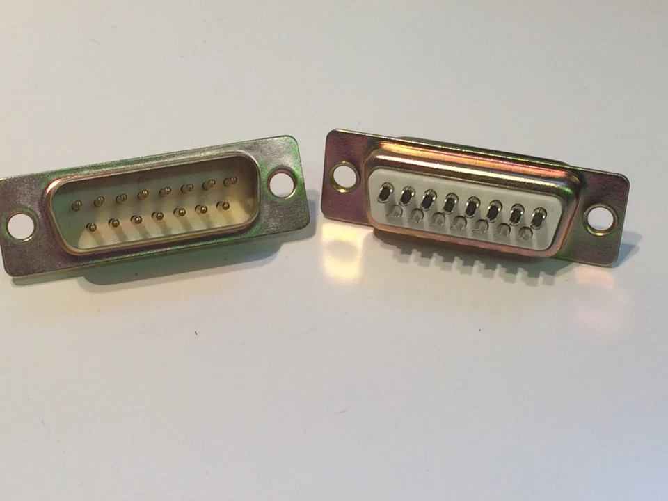 AMPHENOL 15 WAY D TYPE MALE PLUG GOOD QUALITY blb128