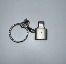 USB C Micro SD Card Reader for Android Phone, Camera, Laptop with Keychain.