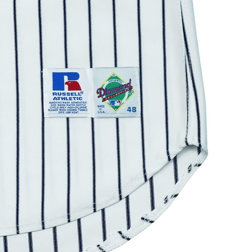 Vtg Rare MLB New York Yankees Russell Athletic Diamond Collection Jersey Size 48 - Picture 3 of 5
