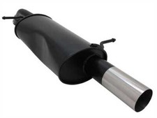 NOVUS Sportauspuff Endschalldämpfer 1x76mm RL passend für CITROEN C2 / C3