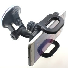 Car Mount Windshield Holder Glass Cradle Rotating Dock Suction for Cell Phones