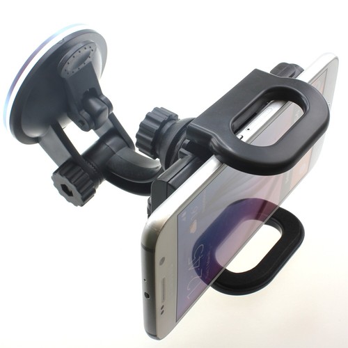 Car Mount Windshield Holder Glass Cradle Rotating Dock Suction for Cell Phones - 第 1/11 張圖片