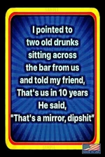 WORLDS GREATEST SIGNS! TWO OLD DRUNKS! 8"X12" METAL SIGN MAN CAVE TIKI BAR PUB