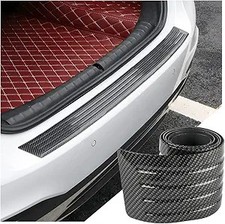 Car Rear Bumper Protector Guard, Carbon Fiber Anti-Scratch Trunk D Size: 40.94