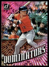 2019 Donruss Dominators Pink Fireworks Alex Bregman Houston Astros #D6