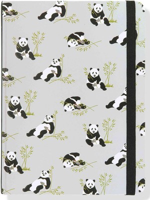 Jrnl Mid Pandas by Inc Peter Pauper Press (English) Hardcover Book