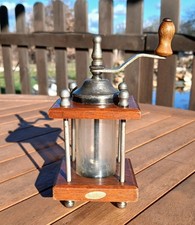 Moulin à Poivre Ancien Manivelle Bois Métal Style Vintage FonctionnelMoulin à...