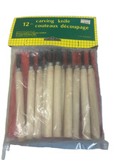 NEW Beaver Lumber 12 Pc Carving Knife Set NIP