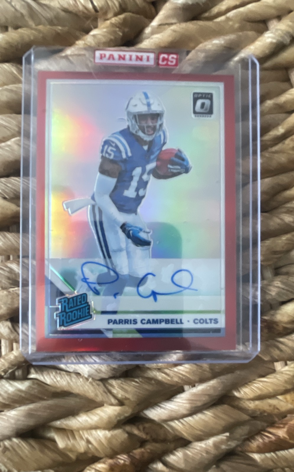 Parris Campbell Panini Donruss Optic #165 Red