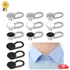 12 PCS Shirt Collar Button Extenders Neck Expansion for Men's Dress Shirts