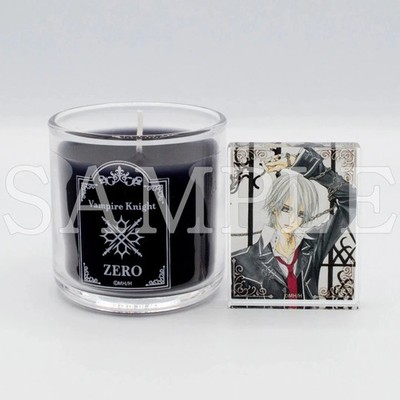 Vampire Knight Zero Kiryu Duft Aromakerze mit Acrylständer Schwarz Kerze