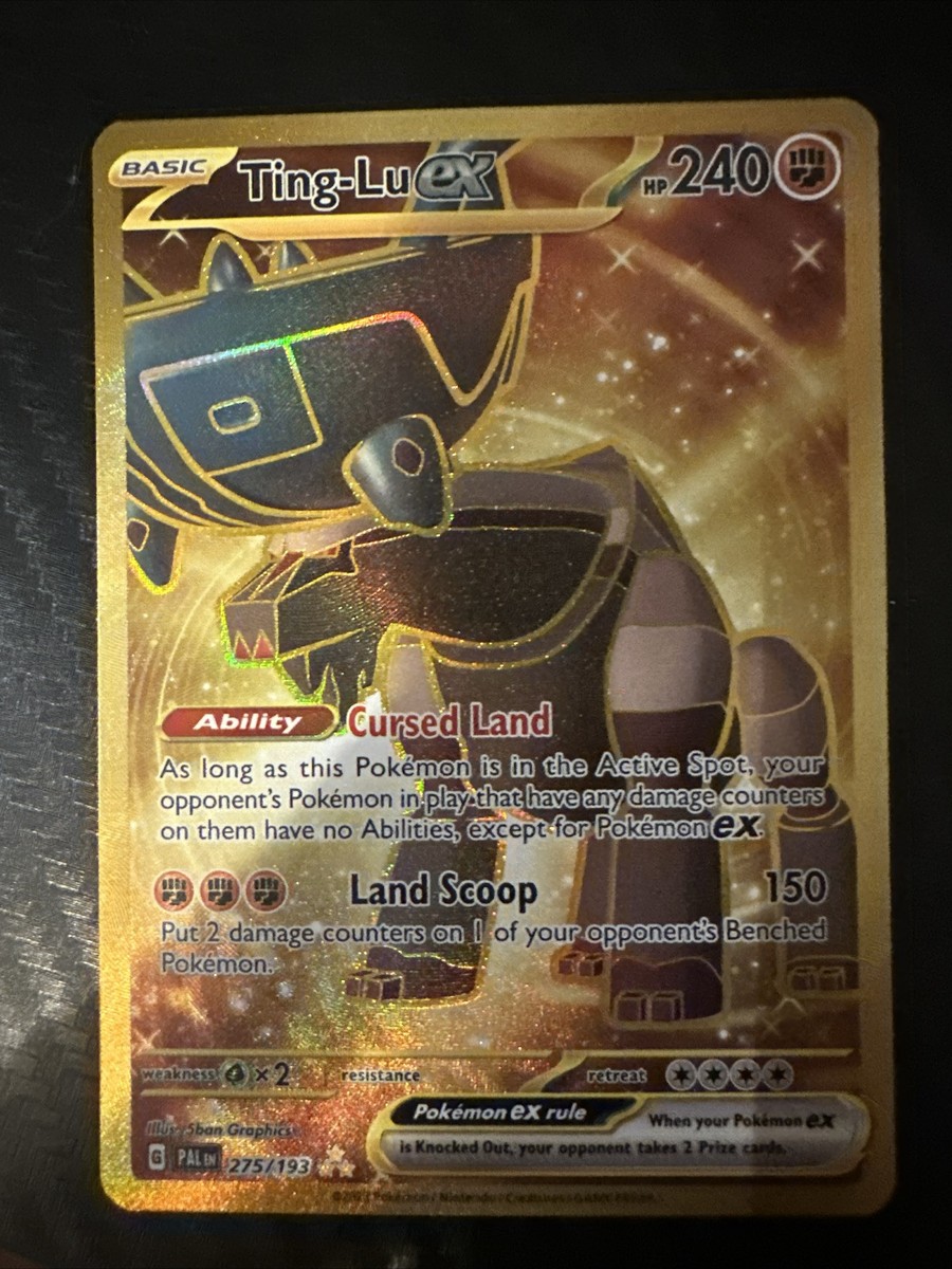 Ting-Lu ex 275/193 Paldea Evolved Full Art Gold Secret Rare