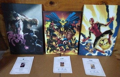 3 Giclée Prints: Ultimate X-Men #89, New Avengers #1 and New Avengers #4 on Stre