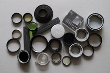 E.Leitz Leica Accessories Job Lot. Filters, Caps etc