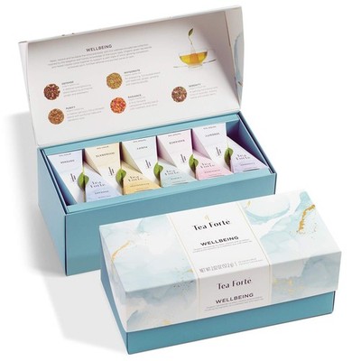 Premium Tea Gift Set - 20 Count Assorted Blends, Individually Wrapped Pyramid In